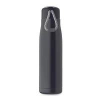 Kép 3/6 - Cordle Duplafalú palack 500 ml, fekete