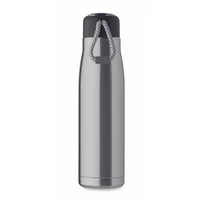 Kép 3/6 - CORDLE Duplafalú palack 500 ml, matt ezüst