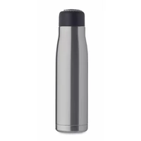 Kép 6/6 - CORDLE Duplafalú palack 500 ml, matt ezüst
