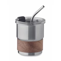 Kép 1/8 - MATE Szimplafalú pohár 260 ml, matt ezüst