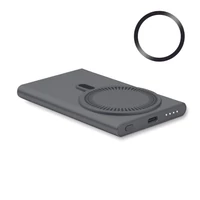 Kép 1/5 - PAWTT Vezeték nélkül töltő powerbank, titániumszürke