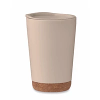 Kép 1/8 - CO Duplafalú pohár 300 ml, bézs