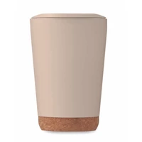 Kép 7/8 - CO Duplafalú pohár 300 ml, bézs