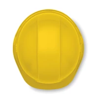 Kép 9/9 - HELM ABS védősisak, sárga