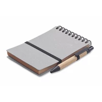 Kép 1/6 - NOTIE Újrahaszn. notesz golyóstollal, szürke