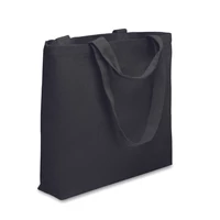 Kép 1/4 - MALDI BEACH Vászon strandtáska 320 g/m², fekete