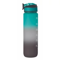 Kép 4/7 - ACTIVATE RPET sportkulacs 1 liter, fekete/kék