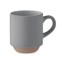 Kép 1/6 - CERACK Kerámia rakásolh. bögre 170 ml, szürke