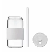 Kép 4/7 - BOROSIP Boroszilikát pohár 550 ml, fehér