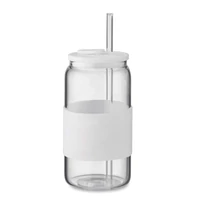 Kép 1/7 - BOROSIP Boroszilikát pohár 550 ml, fehér