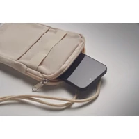 Kép 4/4 - MOBIBOLSA Keresztpántos telefon tartó, bézs