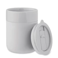 Kép 2/4 - QERAM Kerámia pohár 330 ml, fehér
