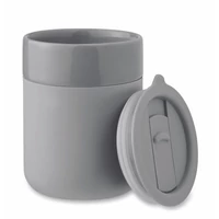 Kép 2/4 - QERAM Kerámia pohár 330 ml, szürke