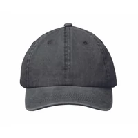 Kép 2/5 - BEAU 6 paneles baseball sapka 265 g, fekete