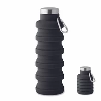 Kép 1/6 - KOLAPSI Összecsukható kulacs 500 ml, fekete