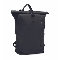 Kép 1/7 - KAMET Rolltop hátizsák 390 g/m², fekete