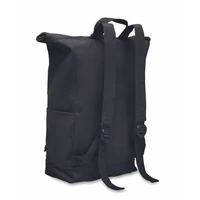 Kép 4/7 - KAMET Rolltop hátizsák 390 g/m², fekete