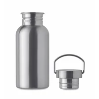 Kép 3/4 - FLORENCE SING Szimplafalú palack 500 ml, matt ezüst