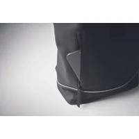 Kép 3/6 - Laptosa 15 colos laptop PU hátizsák, fekete