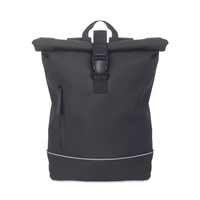 Kép 4/6 - Laptosa 15 colos laptop PU hátizsák, fekete