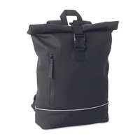 Kép 1/6 - Laptosa 15 colos laptop PU hátizsák, fekete