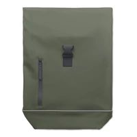 Kép 3/3 - LAPTOSA 15 colos laptop PU hátizsák, sötétzöld