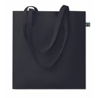Kép 1/4 - OSOLE+ COLOUR Fairtrade bevásárlótáska 180 g, fekete