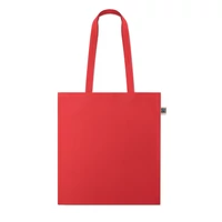 Kép 2/4 - OSOLE+ COLOUR Fairtrade bevásárlótáska 180 g, piros