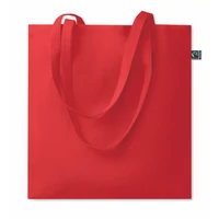 Kép 1/4 - OSOLE+ COLOUR Fairtrade bevásárlótáska 180 g, piros