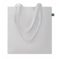 Kép 1/4 - OSOLE+ COLOUR Fairtrade bevásárlótáska 180 g, fehér
