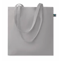 Kép 1/4 - OSOLE+ COLOUR Fairtrade bevásárlótáska 180 g, szürke