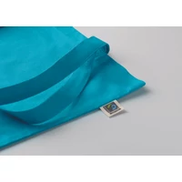 Kép 3/4 - OSOLE+ COLOUR Fairtrade bevásárlótáska 180 g, türkiz
