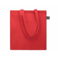 Kép 2/6 - OSOLE++ COLOUR Fairtrade bevásárlótáska 180 g, piros