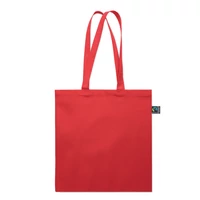 Kép 3/6 - OSOLE++ COLOUR Fairtrade bevásárlótáska 180 g, piros