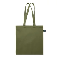 Kép 3/6 - OSOLE++ COLOUR Fairtrade bevásárlótáska 180 g, sötétzöld