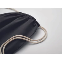 Kép 5/5 - OSOLE DRAW COLOUR Fairtrade zsinóros táska 180 g, fekete