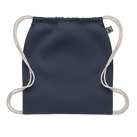 Kép 2/5 - OSOLE DRAW COLOUR Fairtrade zsinóros táska 180 g, kék