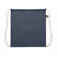 Kép 3/5 - OSOLE DRAW COLOUR Fairtrade zsinóros táska 180 g, kék