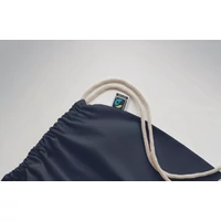 Kép 4/5 - OSOLE DRAW COLOUR Fairtrade zsinóros táska 180 g, kék