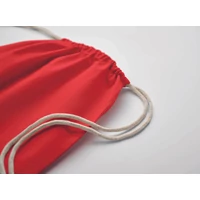 Kép 5/5 - OSOLE DRAW COLOUR Fairtrade zsinóros táska 180 g, piros