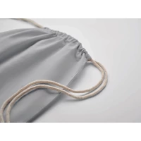 Kép 5/5 - OSOLE DRAW COLOUR Fairtrade zsinóros táska 180 g, szürke