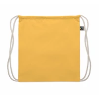 Kép 3/5 - OSOLE DRAW COLOUR Fairtrade zsinóros táska 180 g, sárga