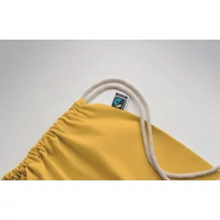 Kép 4/5 - OSOLE DRAW COLOUR Fairtrade zsinóros táska 180 g, sárga