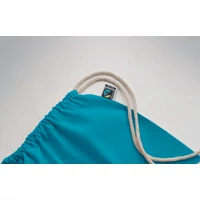Kép 4/5 - OSOLE DRAW COLOUR Fairtrade zsinóros táska 180 g, türkiz