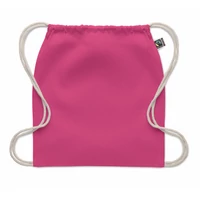 Kép 2/5 - OSOLE DRAW COLOUR Fairtrade zsinóros táska 180 g, fukszia