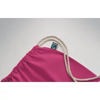 Kép 4/5 - OSOLE DRAW COLOUR Fairtrade zsinóros táska 180 g, fukszia