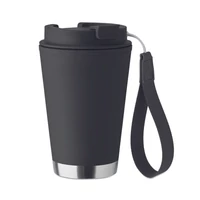 Kép 1/4 - TOPIZ Duplafalú pohár 300 ml, fekete
