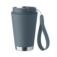Kép 1/4 - TOPIZ Duplafalú pohár 300 ml, petrolkék