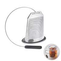 Kép 1/7 - TEAFUSER Rozsdamentes acél teatojás, fekete