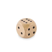 Kép 7/9 - DADIN Schima fa dobókocka 3 cm, fa
